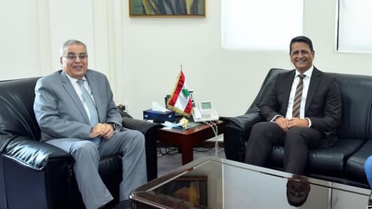 Bou Habib discusses overall situation with diplomats