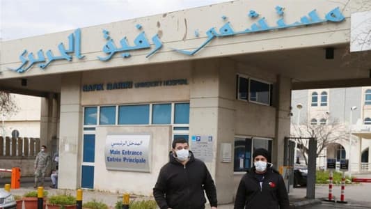 تقرير مستشفى رفيق الحريري: 44 حالة حرجة ولا وفيات