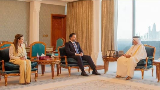 Salam meets Qatari counterpart in Doha