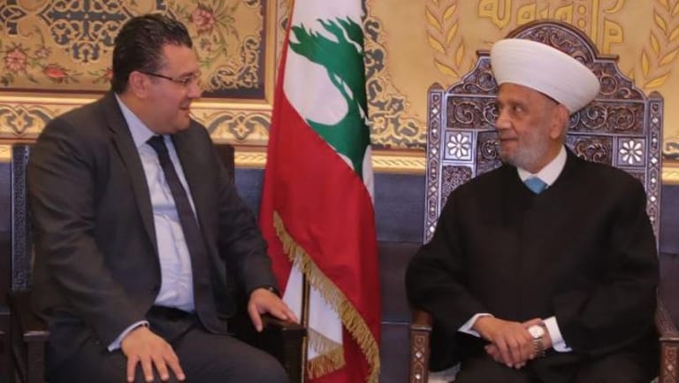 المفتي دريان بحث مع كشلي في أوضاع بيروت
