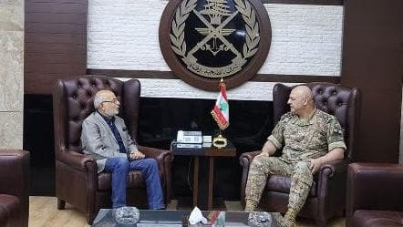 Army chief receives Saudi Ambassador, broaches situation with MP Chehayeb