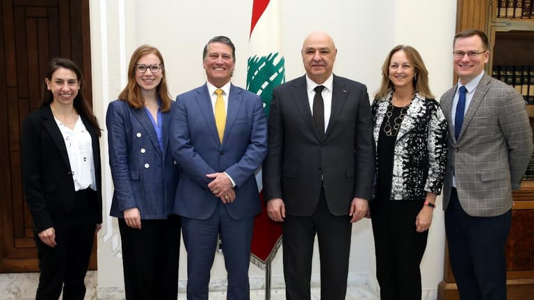 الرئيس عون أمام وفد أميركي: للضّغط على إسرائيل