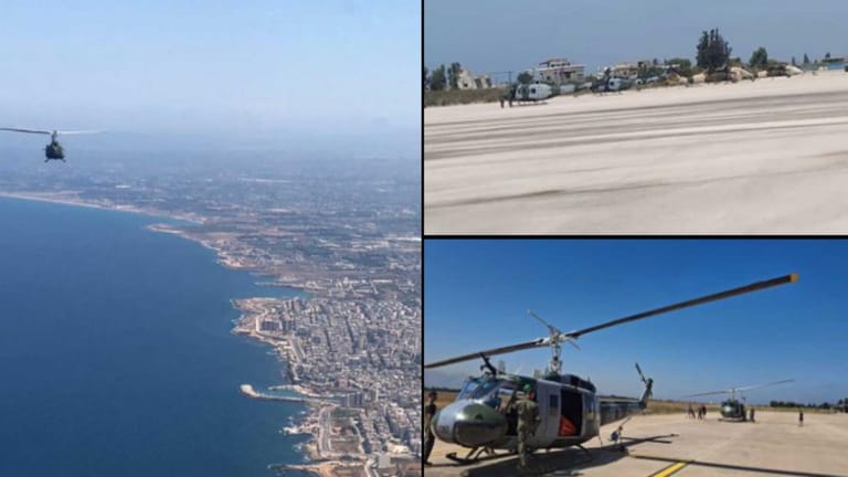 Lebanese Army contributes to extinguishing fires in Latakia's countryside following an initiative by Lebanese authorities