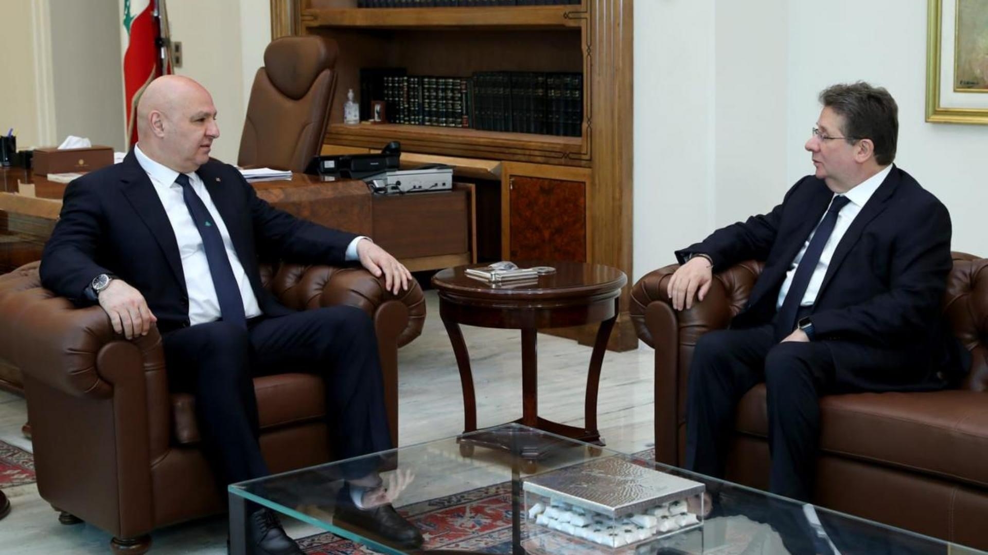 Kanaan briefs President Aoun on Washington meetings