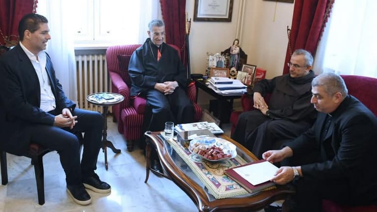 الراعي استقبل بطريرك السريان الأرثوذكس وزوار ومكتب راعوية المرأة