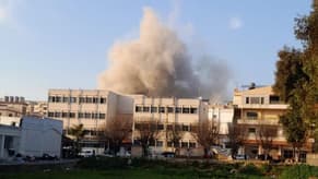 Watch: Airstrike on a Building in Kfar Roummane