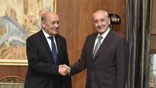 Le Drian to Berri: We Fully Support Your Dialogue Initiative