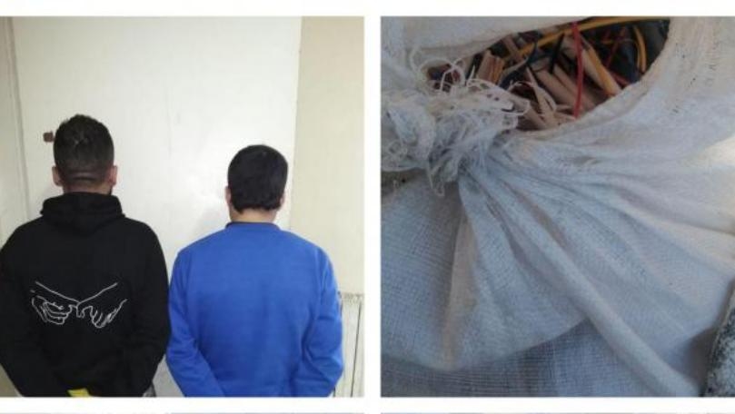 يستخرجان النحاس من كابلات كهربائيّة مسروقة ويبيعانها