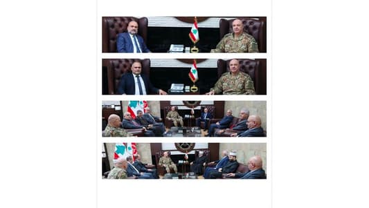 Army Commander meets with officials and delegations