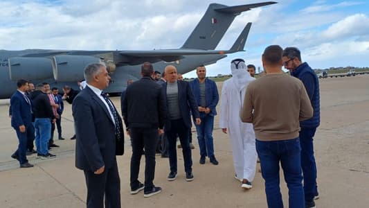 19th Qatari aid plane arrives in Beirut