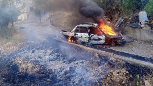 NNA: An Israeli airstrike targeted a car in Houla