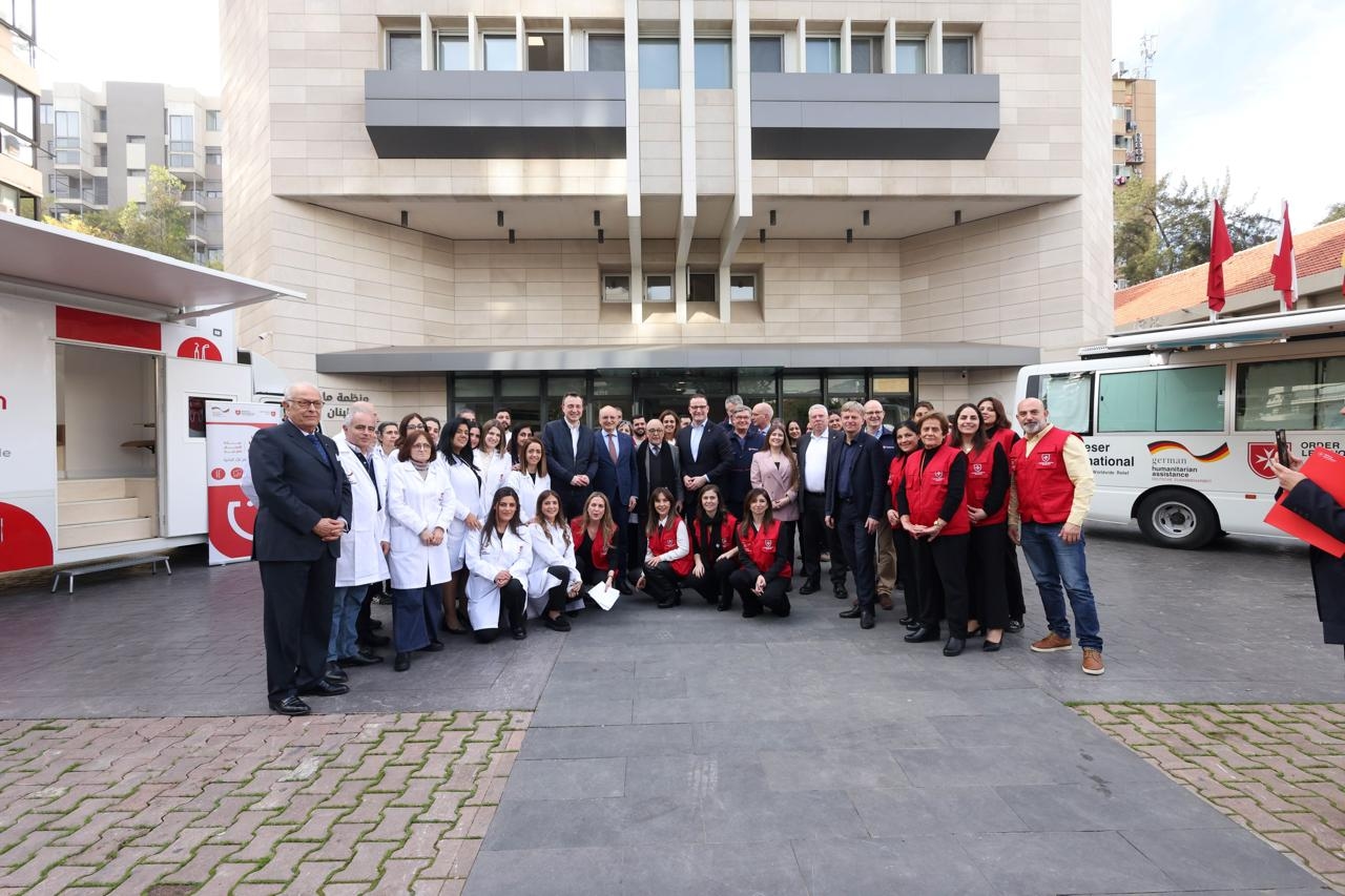 German parliamentary delegation visits Order of Malta projects in Beirut, reaffirming support to Lebanon