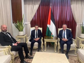 قيومجيان قدّم التعازي بوفاة مستشار السفير الفلسطيني