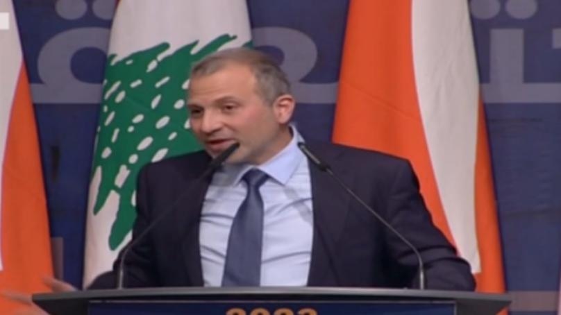 باسيل خلال حفل إطلاق الولاية الجديدة لرئاسة "التيار الوطني الحر": نلتقي تحت عنوان "تجديد الثقة" وهذا معنى التزكية للمرّة الثالثة والتيّار حدّد خياره وهو الثقة بمساري وبخياراتي التياريّة والوطنية وهذه دعوة لي لمواصلة المسار نفسه