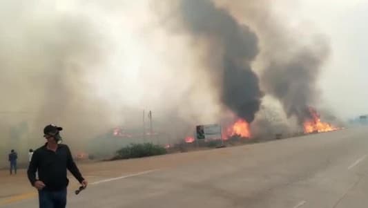 Watch: Massive fires and rescue operations