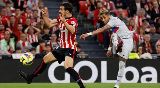 Raphinha strikes again to give Barca win at Athletic