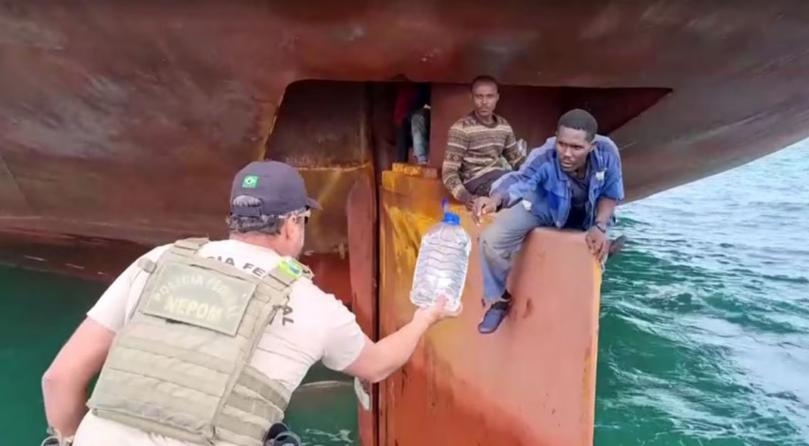 Four Nigerians, rescued in Brazil, survived 14 days on a ship's rudder