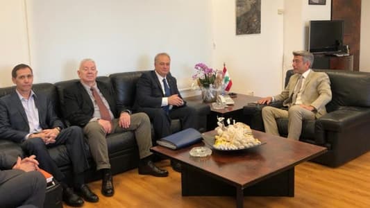Fayad tackles cooperation in the field of energy with Russian ambassador