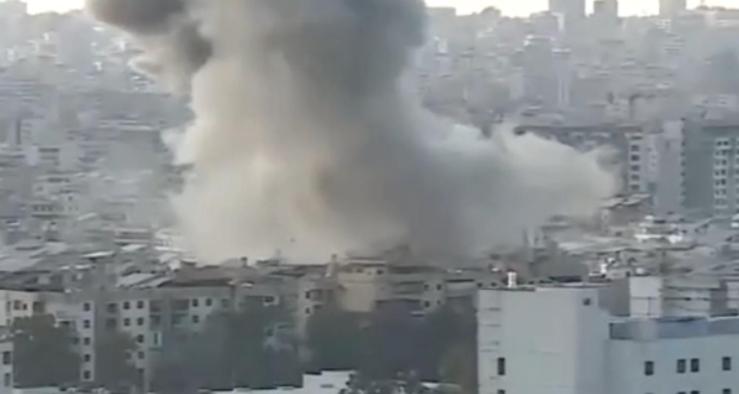 غارة عنيفة على الضاحية الجنوبية لبيروت