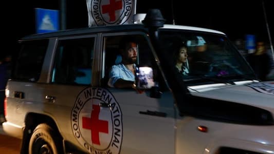 The Red Cross: Three hostages have been released from Gaza to Israel, and 90 Palestinian detainees have been released from Israel to the occupied Palestinian territories