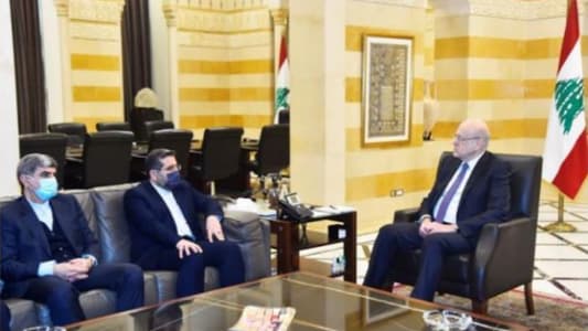 Mikati meets Iranian Culture Minister, National Anti-Corruption Commission, MP Chehayeb, former minister Khoury