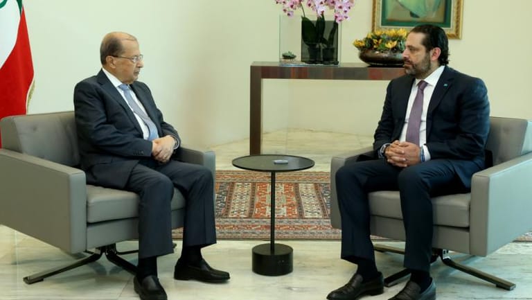 Sources to MTV: France advised Hariri to visit Aoun to break the ice