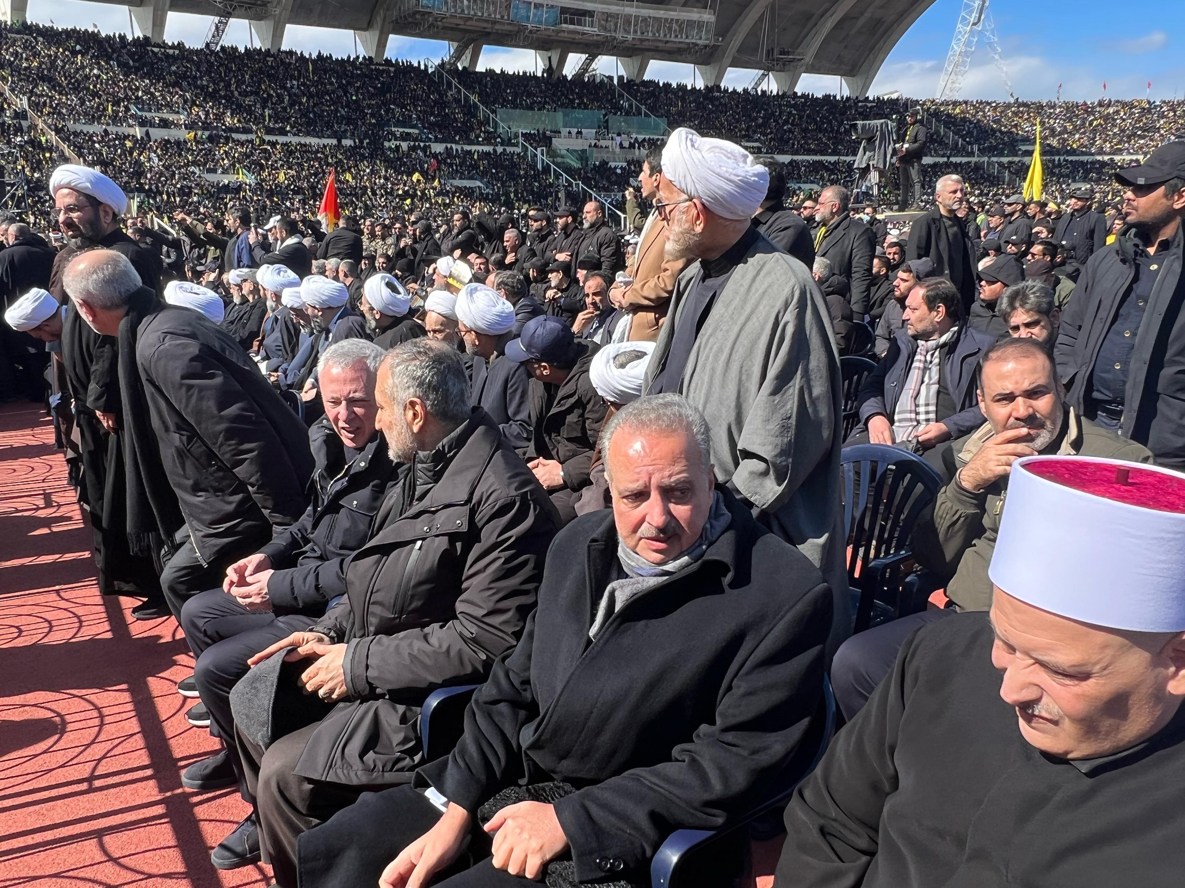 Photos: Arslan and Nasrallah’s Son at the Funeral