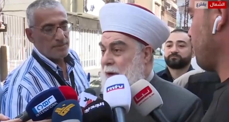 Mufti of Tripoli and the North, Sheikh Muhammad Imam: I call on everyone to vote and not to marginalize themselves from this democratic right, as voting is the alternative to chaos