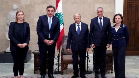 Aoun to Vice-President of European Commission: Lebanon hopes to receive reciprocity from the world, especially Europe