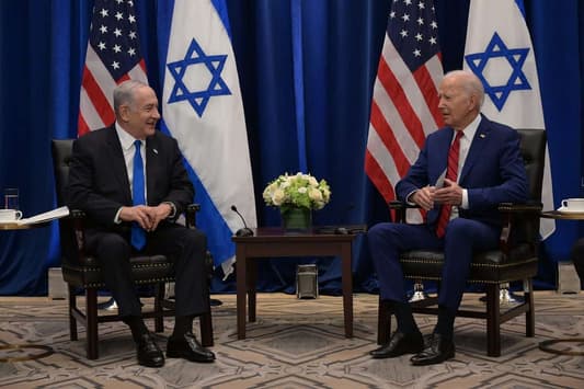 Israeli Prime Minister Netanyahu says 'historic peace' possible with Saudi Arabia, as he meets Biden