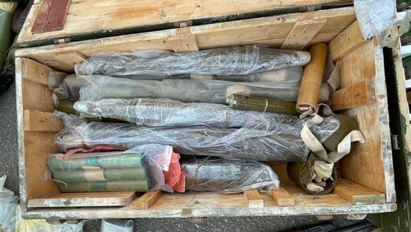 Photos: Army Intercepts Major Weapons and Drug Shipment
