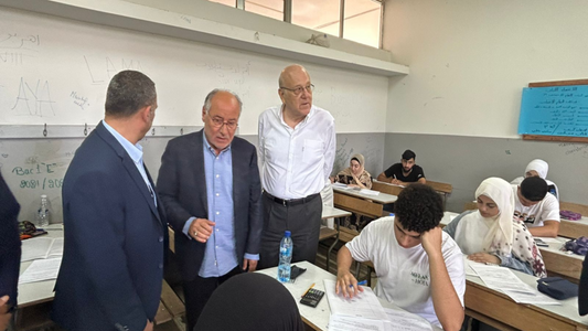 Mikati, Halabi inspect official examination centers in Tyre