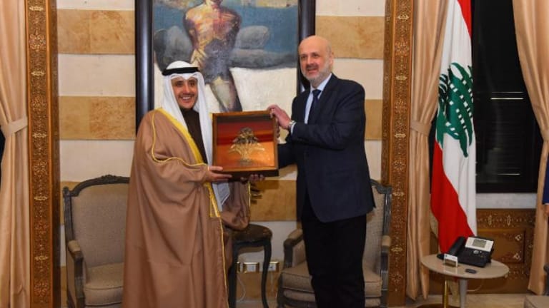 Kuwaiti Foreign Minister presents Mawlawi with Gulf message on required steps to eliminate any dispute