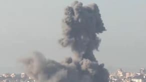 Watch: Intense Airstrikes Target Dahiyeh