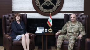 Lebanese Army Commander broaches regional developments with foreign ambassadors