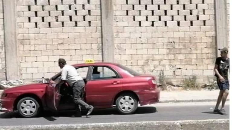 "دفش" سيارته إلى المحطة... وبكى!