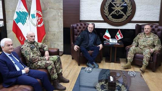 Army Commander broaches military cooperation with Italian Defense Minister