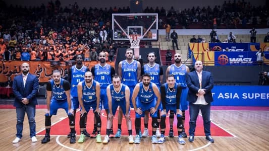 فوز الرياضي بيروت على الوحدة السوري بنتيجة 96-67 ضمن الدور الأول من دوري غربي آسيا بكرة السلة