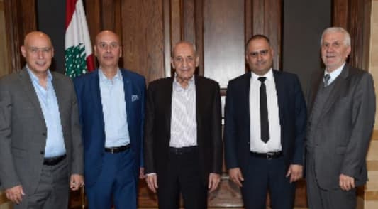 Berri tackles general situation, legislative affairs with MP Massad, meets former minister Safadi