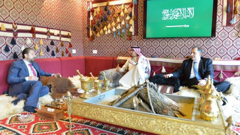 سفير خادم الحرمين الشريفين وليد بخاري استقبل كرامي