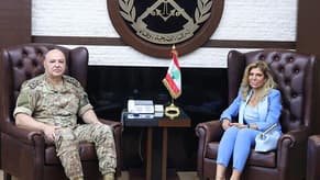 Army Chief receives Ambassador Mira Daher