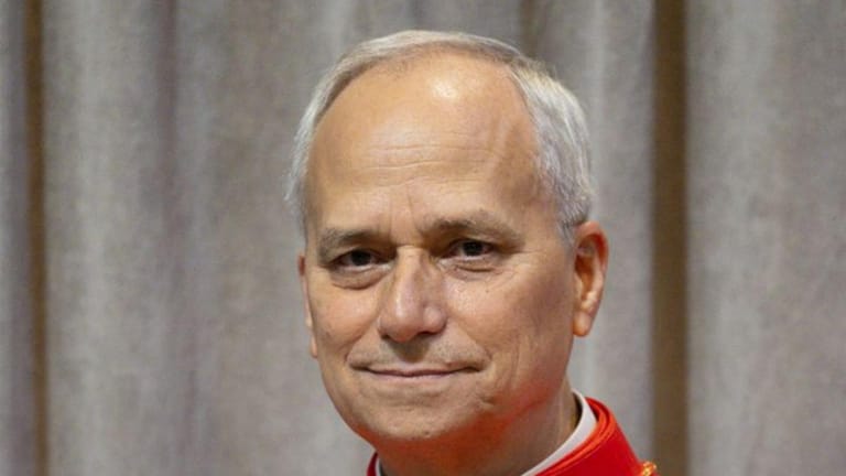 The newly elected Pope Leo XIV appeared from the balcony of St. Peter's Basilica in the Vatican