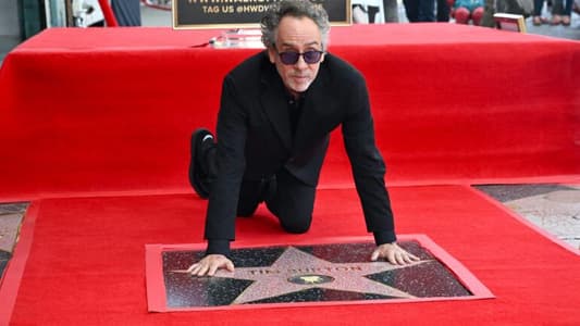 Tim Burton receives star on Hollywood Walk of Fame