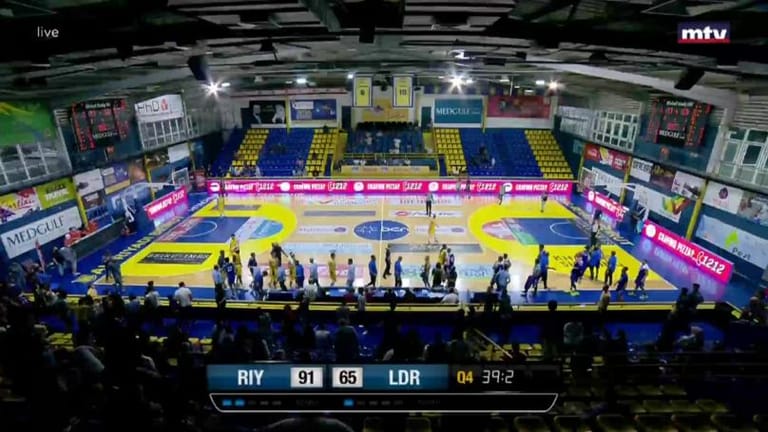Al-Riyadi defeated Leaders 91-65 within the postponed first stage of the Lebanese Basketball Championship