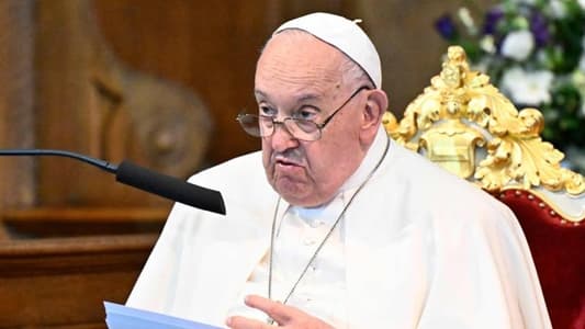 Pope Francis called for peace in the Middle East and for the Ukrainian and Russian people