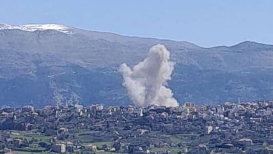 NNA: An Israeli airstrike targeted the Salasil neighborhood in Kherbet Selem in Bint Jbeil