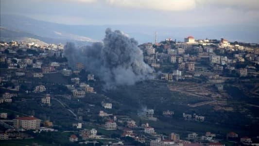 NNA: An Israeli airstrike targeted Qalaouiyeh in the Bint Jbeil district