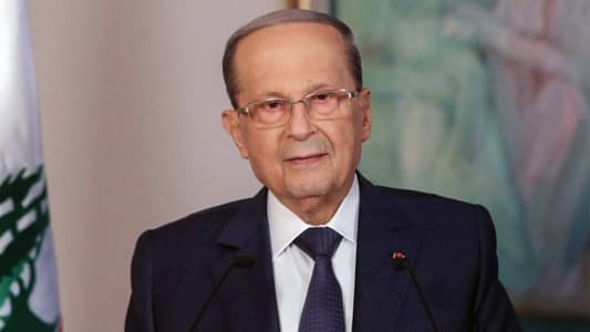 عون أبرق إلى الرئيس الجزائري معزياً ببوتفليقة