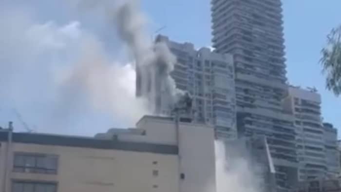 Watch: Fire at the ABC Complex in Achrafieh