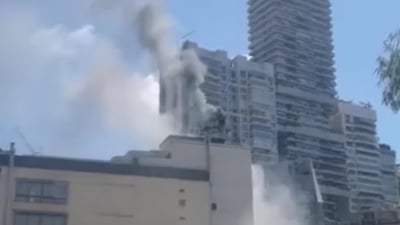 Watch: Fire at the ABC Complex in Achrafieh